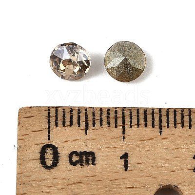Glass Rhinestone Cabochons GLAA-A018-6mm-001GS-1