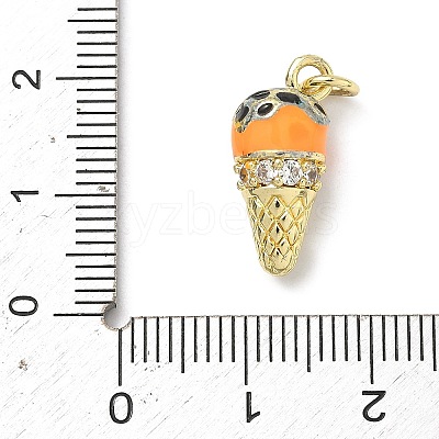Brass Micro Pave Cubic Zirconia Pendants LS-KK-H255-03G-02-1