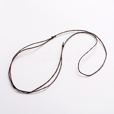 Korea Waxed Cotton Cord Necklace Making NJEW-JN01472-03-1