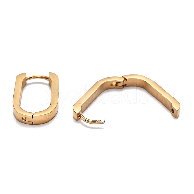 304 Stainless Steel Huggie Hoop Earrings STAS-J033-11C-G-1