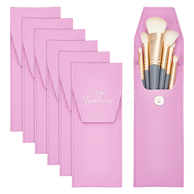 PU Leather Makeup Brush Bag AJEW-WH0258-669B-1
