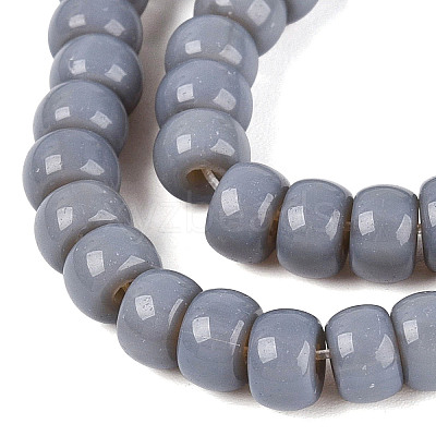 Opaque Glass Beads Strands GLAA-NH0002-B01-C02-1