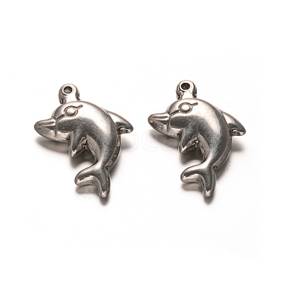 Dolphin 304 Stainless Steel Pendants STAS-D111-31-1