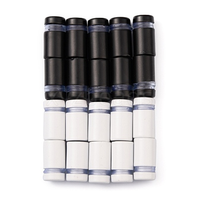 20Pcs 2 Colors 201 Stainless Steel Magnetic Screw FIND-NB0001-98-1