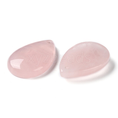 Natural Rose Quartz Pendants G-M416-08A-02-1