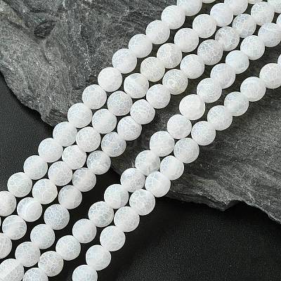 Natural Weathered Agate Beads Strands X-G-G589-8mm-03-1