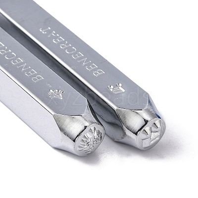Iron Metal Stamps AJEW-L060-10-1
