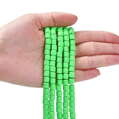 Polymer Clay Bead Strands CLAY-T001-C07-1