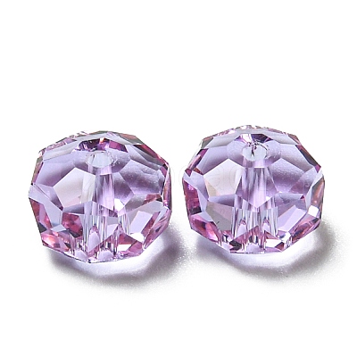 Transparent K9 Glass Beads GLAA-E048-02-14-1