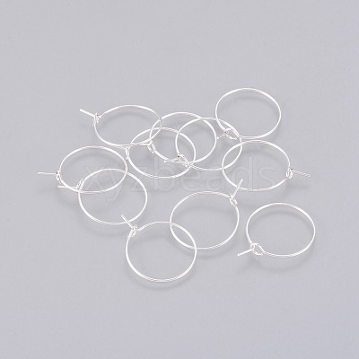 Brass Wine Glass Charm Rings Hoop Earrings X-EC067-5S-1