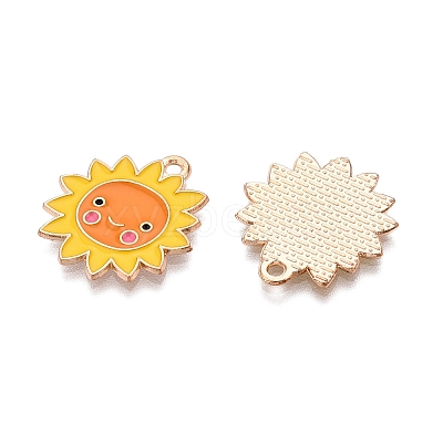 Thanksgiving Day Theme Alloy Enamel Pendants ENAM-T020-35C-1