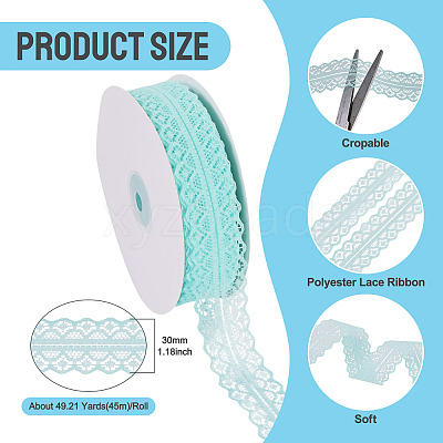 Polyester Lace Ribbon OCOR-TAC0025-008E-1
