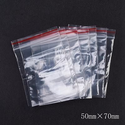 Plastic Resealable Packaging Bags OPP-G001-D-5x7cm-1