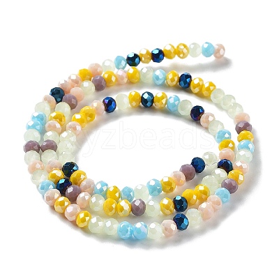 Glass Beads Strands EGLA-A034-M4mm-32-1