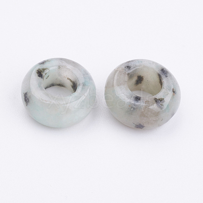 Natural Sesame Jasper/Kiwi Jasper Beads X-G-K216-01E-1