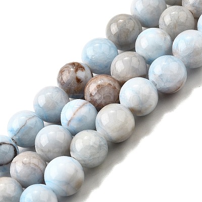 Natural Striped Stone Beads Strands G-D315-A01-01-4mm-1