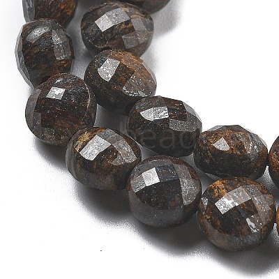 Natural Bronzite Beads Strands G-C179-A07-02-1