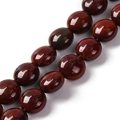 Natural Red Rainbow Jasper Beads Strands G-T047-A15-01-1