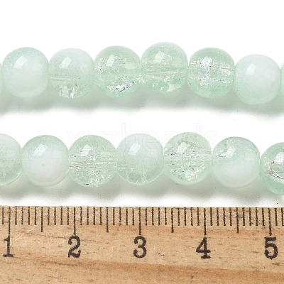 Crackle Glass Beads Strands GLAA-U001-8mm-01-1