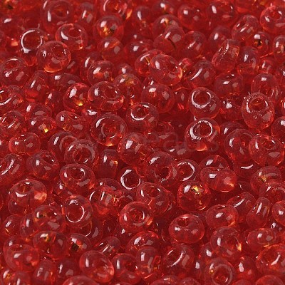 Transparent Colours Glass Seed Beads X1-SEED-P006-02A-06-1
