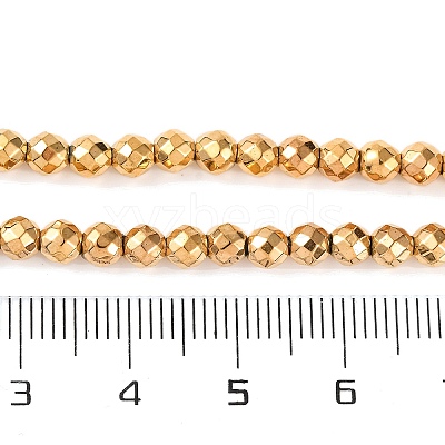 Electroplated Synthetic Non-magnetic Hematite Beads Strands G-H027-B01-03-1