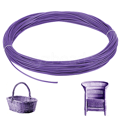 Plastic Rattan Wicker Strips DIY-WH0816-132A-1