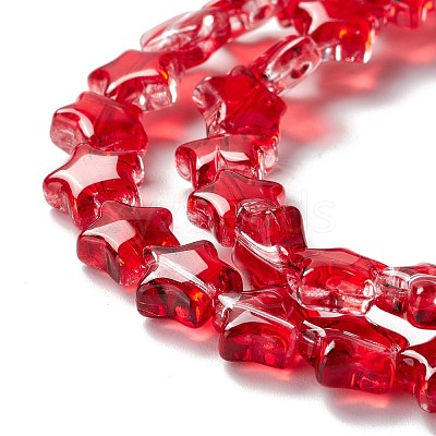 Transparent Glass Beads Strand GLAA-F112-02C-1