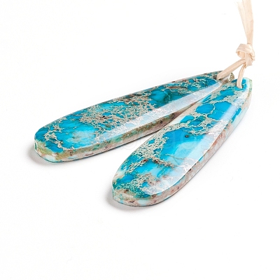 Natural Imperial Jasper Pendants G-G827-03U-1