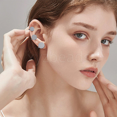 12Pcs 3 Styles 304 Stainless Steel Cuff Earrings EJEW-HS0001-36P-1