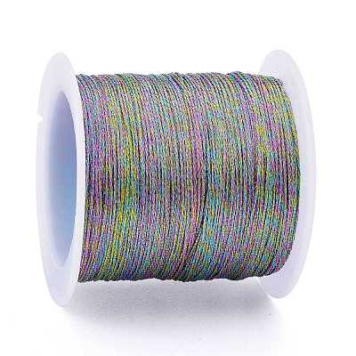 Polyester Braided Metallic Thread OCOR-I007-B-15-1