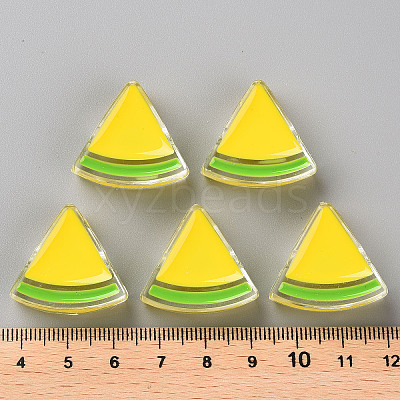 Transparent Enamel Acrylic Beads LS-TACR-S155-001H-1