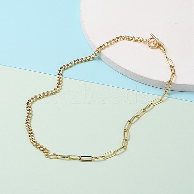 Chain Necklaces NJEW-JN03229-03-1