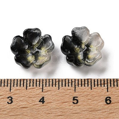 Dyed & Heated Gradient Color Glass Bead Cap GLAA-D307-01I-1
