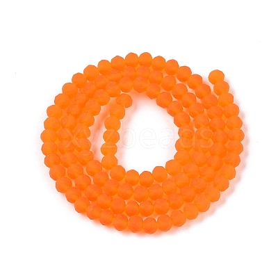 Transparent Glass Beads Strands EGLA-A044-T4mm-MD25-1