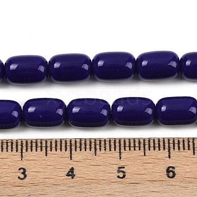 Opaque Glass Beads Strands GLAA-Z015-02D-1