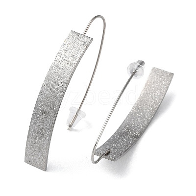 Non-Tarnish 304 Stainless Steel Dangle Earrings for Women EJEW-D085-01P-02-1