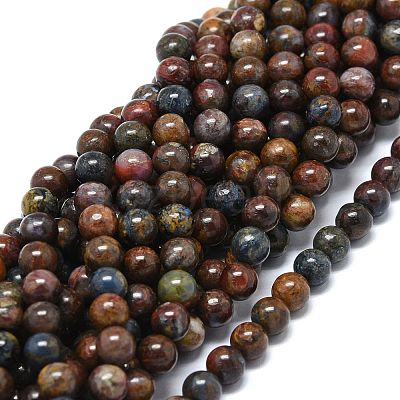 Natural Pietersite Beads Strands G-O201A-14A-1