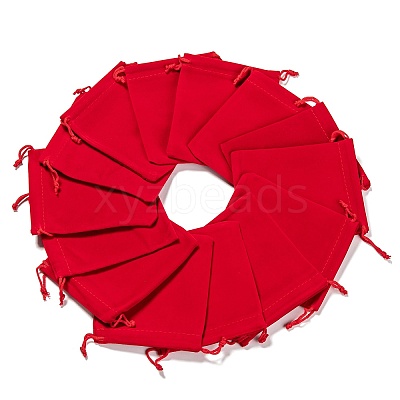 Rectangle Velvet Pouches X-TP-R002-10x12-04-1