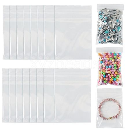 Transparent Plastic Resealable Packaging Bags OPP-TADJ0001-05B-1