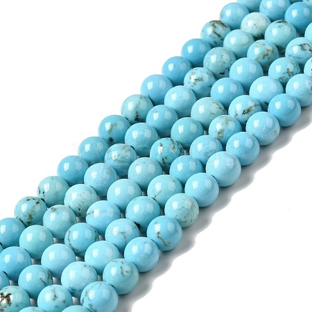 Dyed & Heated Natural Magnesite Beads Strands G-G924-01B-03-1