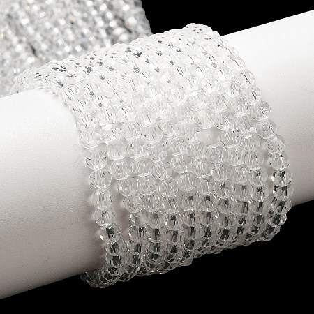 Transparent Glass Beads Strands EGLA-A035-T3mm-D19-1