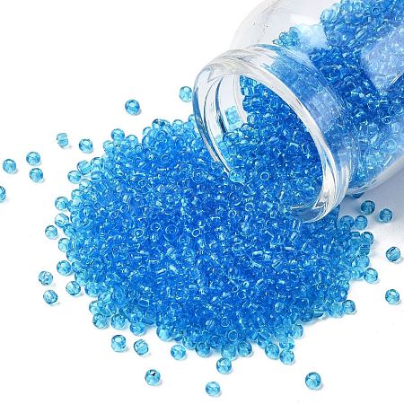 FGB 8/0 Grade A Round Glass Seed Beads SEED-Q006-3mm-F16-1