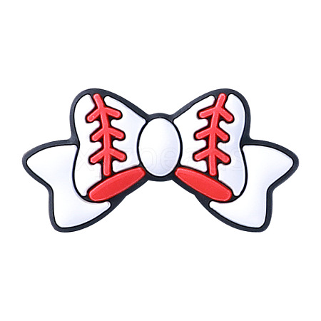 Bowknot Silicone Beads PW-WGAABD0-04-1
