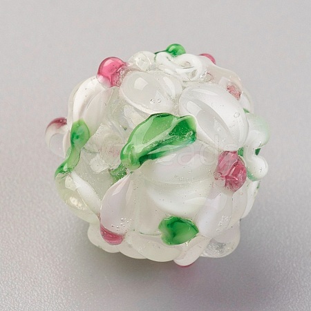 Handmade Lampwork Beads X-LAMP-P051-H10-1