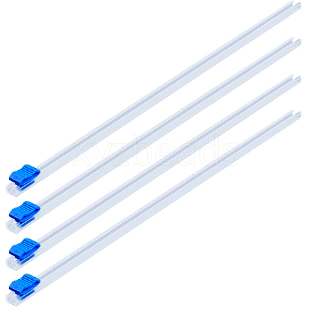 Plastic Reusable Cling Film Slide Cutter AJEW-CP0007-87A-1