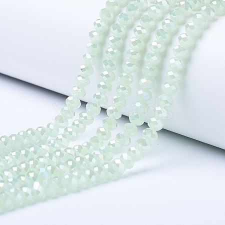 Electroplate Glass Beads Strands EGLA-A044-J2mm-B01-1