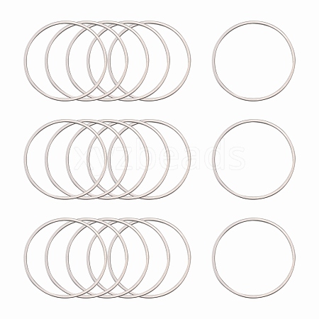 Tarnish Resistant 304 Stainless Steel Linking Ring STAS-T047-15B-1