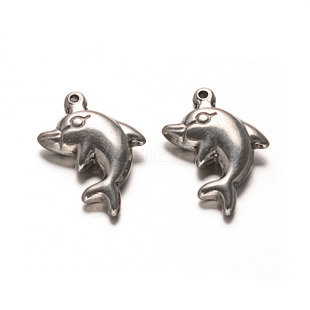 Dolphin 304 Stainless Steel Pendants STAS-D111-31-1