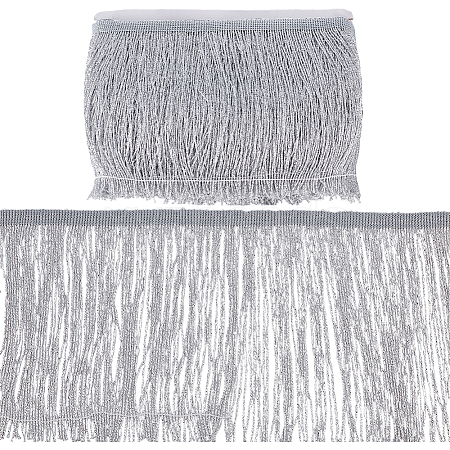 Polyester Tassel Lace Trim SRIB-WH0011-251A-02-1