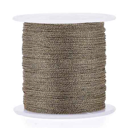 Polyester Braided Metallic Thread OCOR-I007-B-28-1